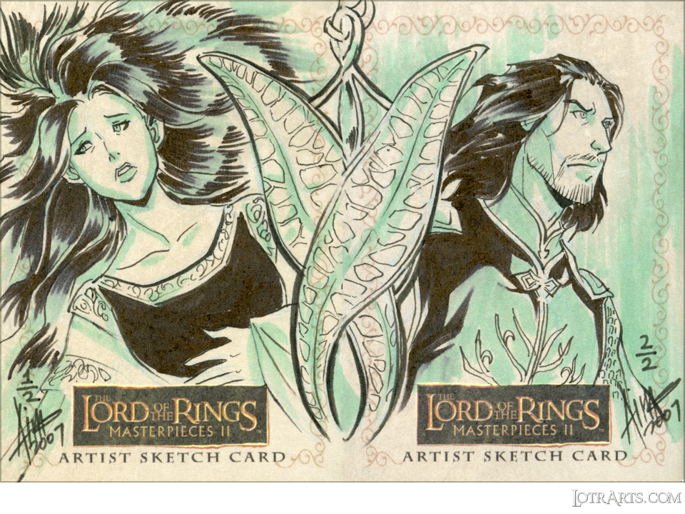 Aragorn and Arwen, two-card panel, by Ahmed<span class="ngViews">14 views</span>