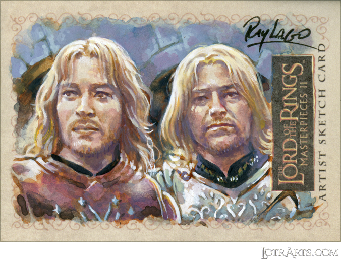 Boromir and Faramir by Lago: after-market sketch<span class="ngViews">6 views</span>