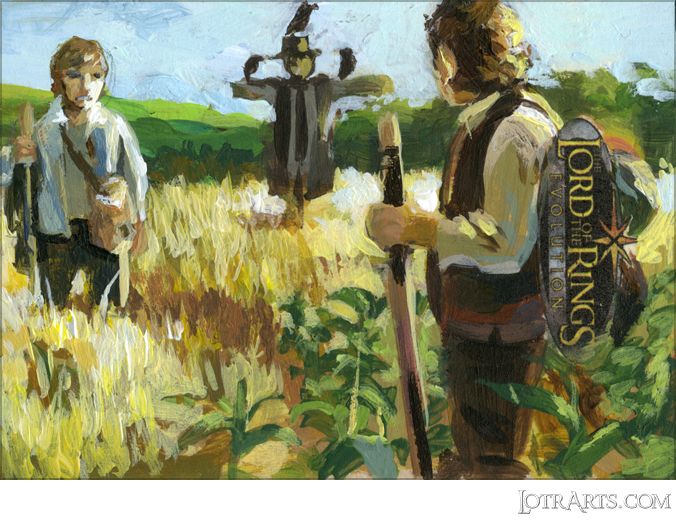 Frodo and Sam 'One More Step' by Myler: after-market sketch<span class="ngViews">11 views</span>