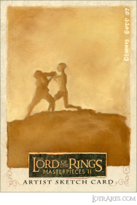 Frodo and Gollum battling over the Ring in Mt Doom by Budd<span class="ngViews">6 views</span>