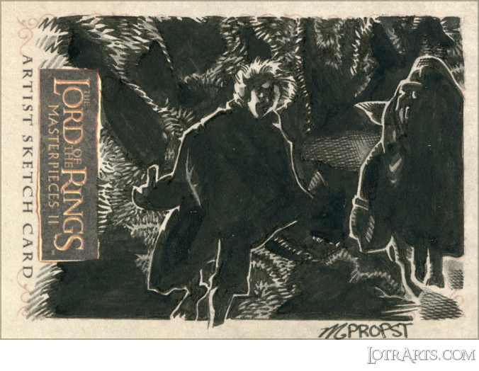 Frodo fleeing the Nazgûl at Bucklebury Ferry by Propst<span class="ngViews">4 views</span>