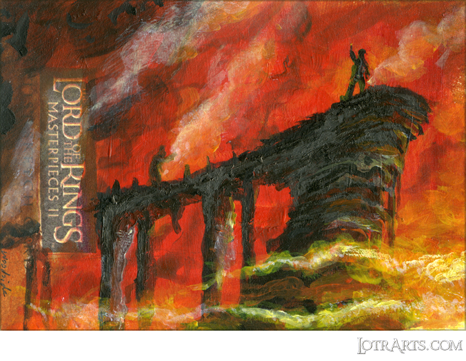 Frodo and Sam in Mt Doom by Woodside: artist return sketch<span class="ngViews">6 views</span>