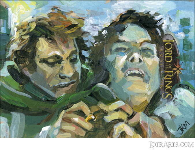 Sam wrestling Frodo from putting on the Ring by Myler: after market-sketch<span class="ngViews">4 views</span>