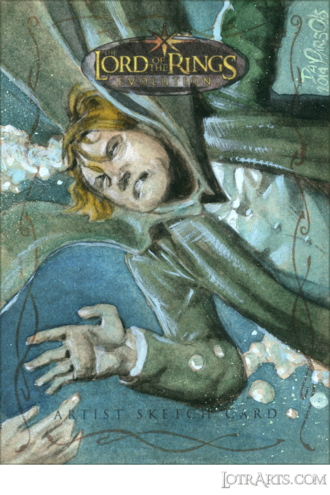 Sam drowning, and Frodo's hand reaching down to rescue him by Parsons: after-market sketch<span class="ngViews">2 views</span>