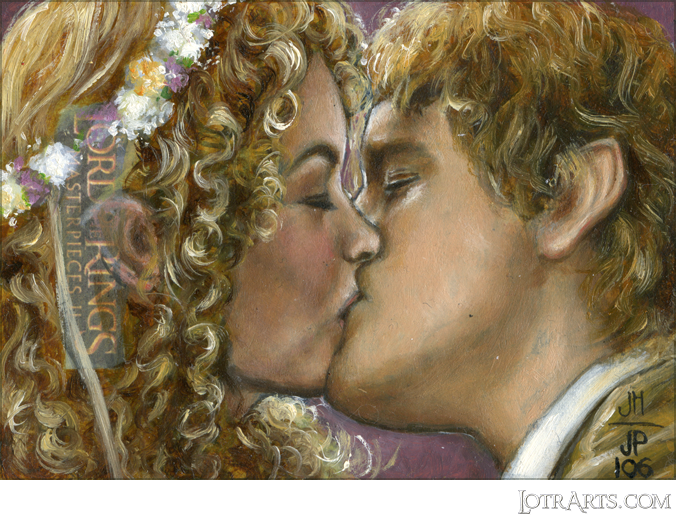 Wedding kiss of Rosie and Sam by Potratz and Hai: artist return sketch<span class="ngViews">5 views</span>