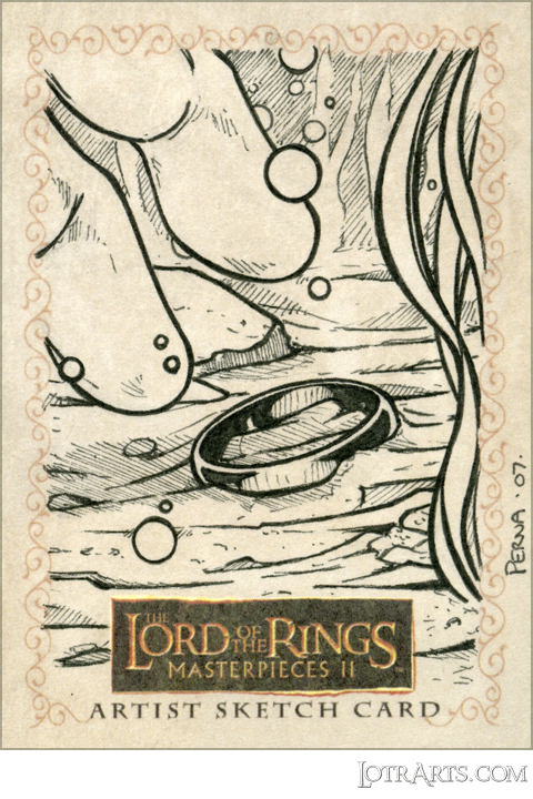 The One Ring in Anduin by Perna