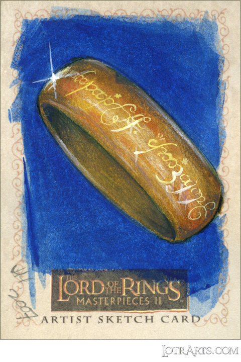 The One Ring by Hardy: artist return sketch