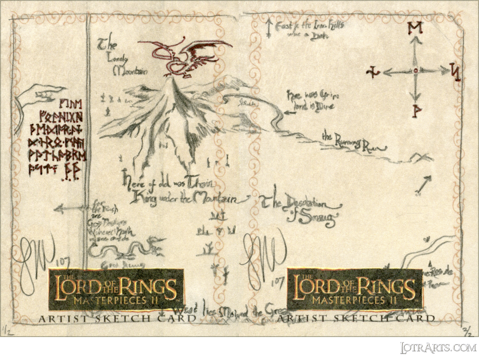 Bilbo's map, two-card panel, by Mangue<span class="ngViews">6 views</span>