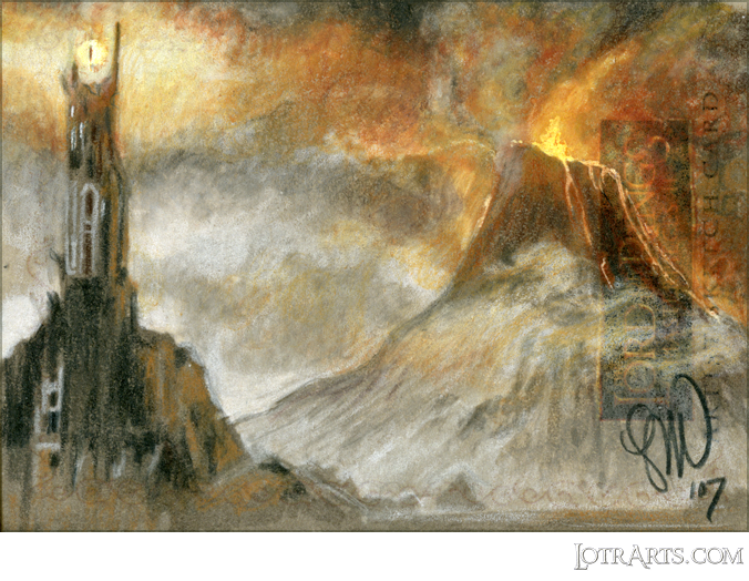 From Barad-dûr to Mt Doom by Mangue: artist return sketch<span class="ngViews">29 views</span>