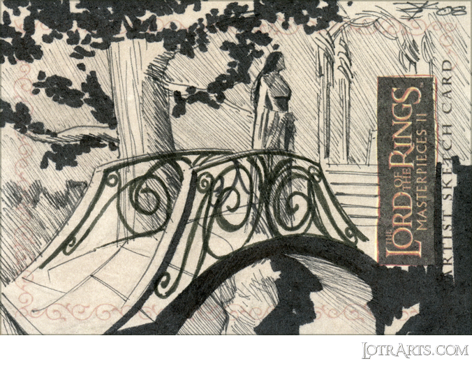 Arwen on Rivendell bridge by Kyle