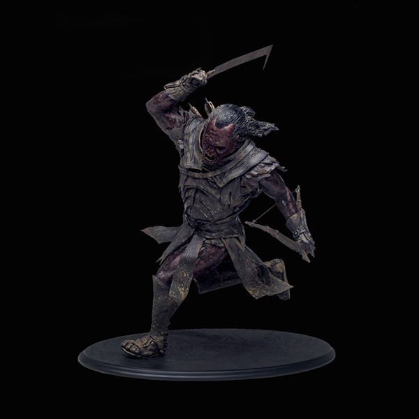 <br />

Sideshow/WETA Uruk-hai Scout Swordsman. The Uruk-hai is a FOTR statue, constructed of polystone, hand painted, stands 11.75" tall and weighs 6 lbs.

<br />

<div class="floatbox" data-fb-options="width:1400 height:80% group:2"><a href="http://www.sideshowtoy.com/collectibles/product-archive/?sku=9320" class="transparent">✦</a></div><span class="ngViews">22 views</span>