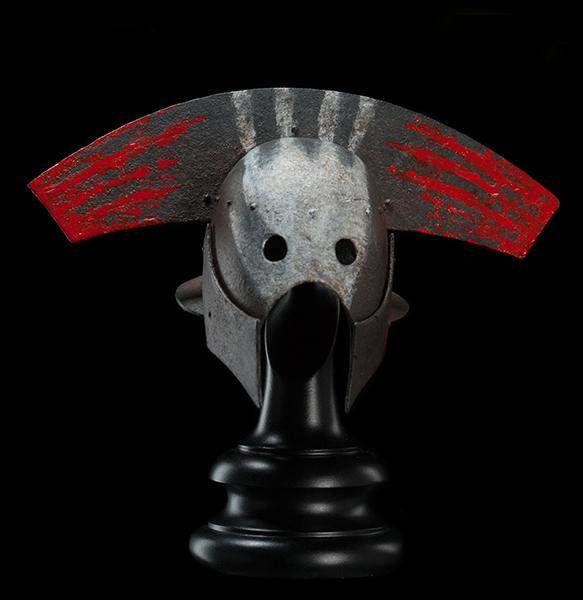 <br />

WETA Uruk-hai General’s Helm, minature: Artist Proof, scale 1:4, made from polyurethane, painted and aged by hand to match the original; limited edition (500)

<br />

<div class="floatbox" data-fb-options="width:1400 height:80% group:2"><a href="https://www.theonering.net/torwp/2012/03/26/54533-collecting-the-precious-weta-workshops-uruk-hai-generals-helm/" class="transparent">✦</a></div>