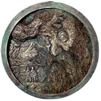 <br />

Sideshow/WETA 'The Master of Fangorn' medallion, No. 13. '#649, limited edition (1,000). Hand cast in polystone, 6" in diameter, hand finished in antique bronze patina. 

<br />

<div class="floatbox" data-fb-options="width:1400 height:80% group:2"><a href="http://www.sideshowtoy.com/collectibles/product-archive/?sku=1515" class="transparent">✦</a></div><span class="ngViews">9 views</span>