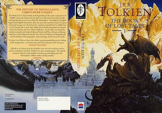 <titletext>
<strong>

The Book of Lost Tales 1<br/>
The History of Middle-Earth: Volume 1<br/>
Christopher Tolkien<br/>
Harper Collins Publishers/Grafton Books<br/>
Sept 1992<br/>
ISBN 0-261-10225-7

</strong>
</titletext>