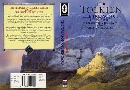 <titletext>
<strong>

The Treason of Isengard<br/>
The History of Middle-Earth: Volume 7<br/>
Christopher Tolkien<br/>
Harper Collins Publishers<br/>
June 1995<br/>
ISBN 0-261-10220-6

</strong>
</titletext>