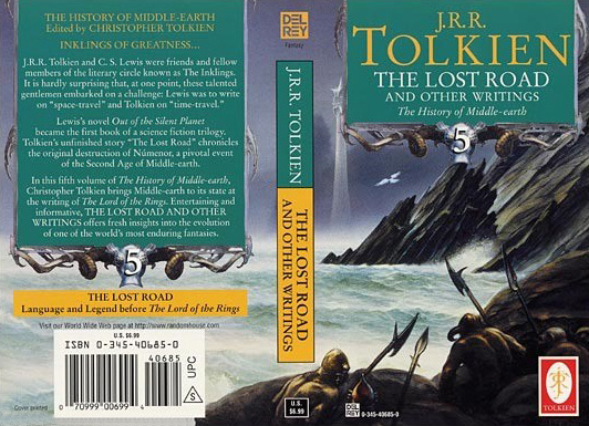 <titletext>
<strong>

The Lost Road by Christopher Tolkien<br/>
Volume 5 of the History of Middle-Earth<br/>
Del Ray Fantasy

</strong>
</titletext>