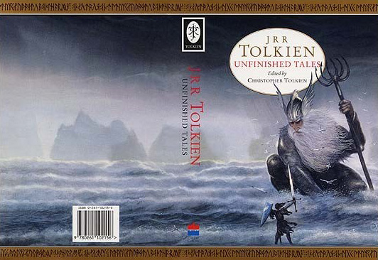 <titletext>
<strong>

Unfinished Tales – Hard Cover<br/>
Christopher Tolkien<br/>
Harper Collins Publishers<br/>
ISBN : 0-261-10215-X

</strong>
</titletext>