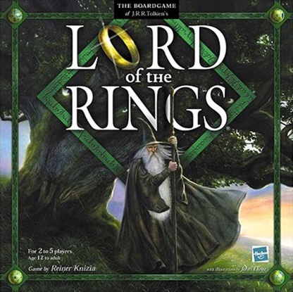 <titletext>
<strong>

Lord of the Rings Board Game<br/>
Game by Reiner Knizia<br/>
Sophisticated Games, Cambridge<br/>
2000

</strong>
</titletext>