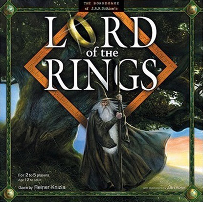 <titletext>
<strong>

Lord of the Rings Board Game – Second Edition<br/>
Game by Reiner Knizia<br/>
Sophisticated Games, Cambridge<br/>
2003 

</strong>
</titletext>