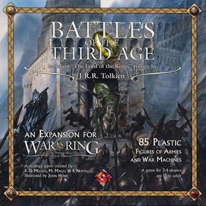 <titletext>
<strong>

Battles of the Third Age Board Game –USA<br/>
(Expansion for War of the Ring)<br/>
R. Di Meglio, M. Maggi & F. Nepitello<br/>
Fantasy Flight Games<br/>
2006

</strong>
</titletext>