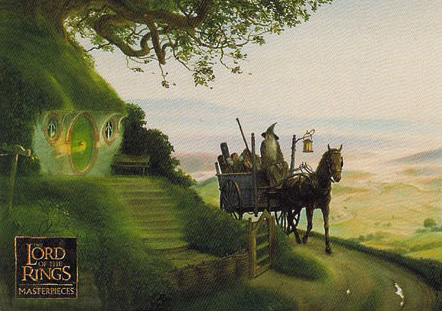 <titletext>
<strong>

Topps LOTR  Masterpieces I Collectable Card - Bag End 

</strong>
</titletext>