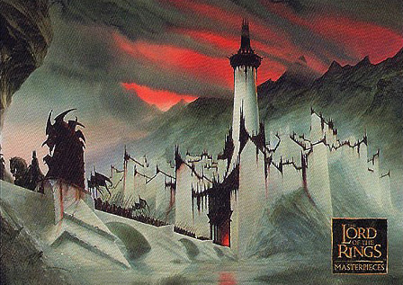 <titletext>
<strong>

Topps LOTR Masterpieces I Collectable Card - Minas Morgul (Front) 

</strong>
</titletext>