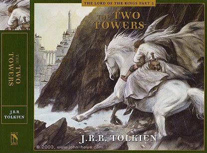 <titletext>
<strong>

The Lord of the Rings Part 2: The Two Towers - Highbridge Audio Edition (Front)<br/>
<br/>
The Lord of the Rings Part 2: The Two Towers - Highbridge Audio Edition<br/>
Original American dramatized production - 3 compact discs<br/>
The Highbridge Company<br/>
© 2001

</strong>
</titletext>