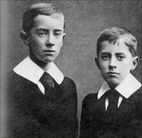 Ronald (left) with his younger brother Hilary in 1905<span class="ngViews">3 views</span>