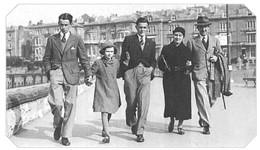 Tolkien with his family, Edith and three of his four children in 1940.<span class="ngViews">2 views</span>