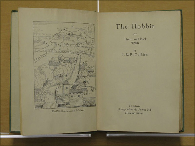 Frontispiece of Tolkien's <em>The Hill: Hobbiton across the water </em> and nine other of his illustrations in black and white.<span class="ngViews">2 views</span>