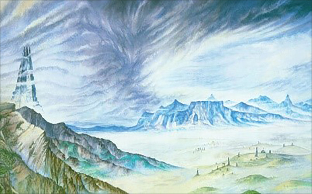 <titletext><strong>

13. Moria

</strong></titletext>

<br/><br/>

Reproduced in the 1989 J.R.R. Tolkien Calendar, Ballantine Books, for April.<span class="ngViews">7 views</span>