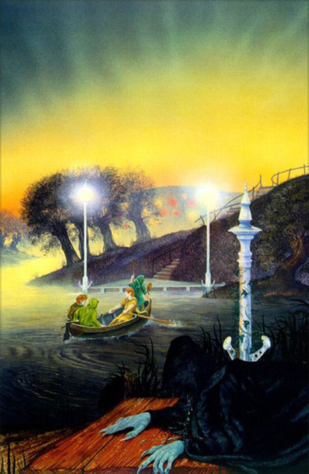 <titletext>

<strong>23. Return of the Shadow</strong>

</titletext>

<br/><br/>

1981 oils on board, image size 230 x 430 mm. Artwork for the book cover <em>The Return of the Shadow</em>, Unwin Hyman.

<br/><br/>

Reproduced in the 1989 J.R.R. Tolkien Calendar, Ballantine Books, for February.<span class="ngViews">2 views</span>