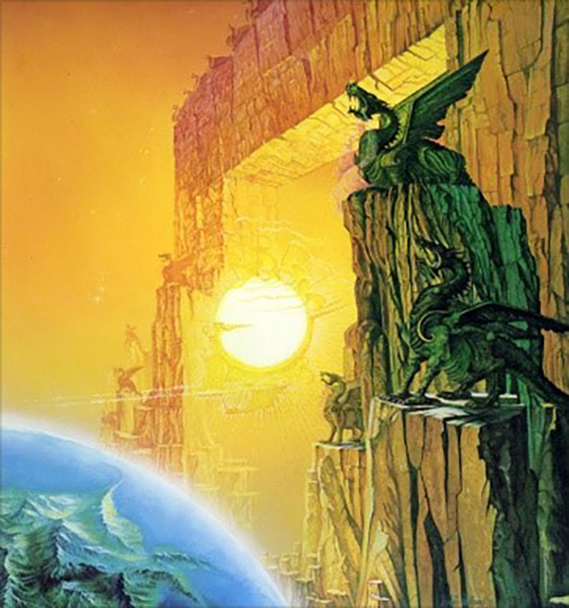 <titletext>

<strong>30. The Tale of the Sun and trhe Moon</strong>

</titletext>

<br/><br/>

1981 oils on board. Cover artwork for the book cover <em>Book of Lost Tales</em>, Part 1, Unwin Hyman.<span class="ngViews">1 view</span>