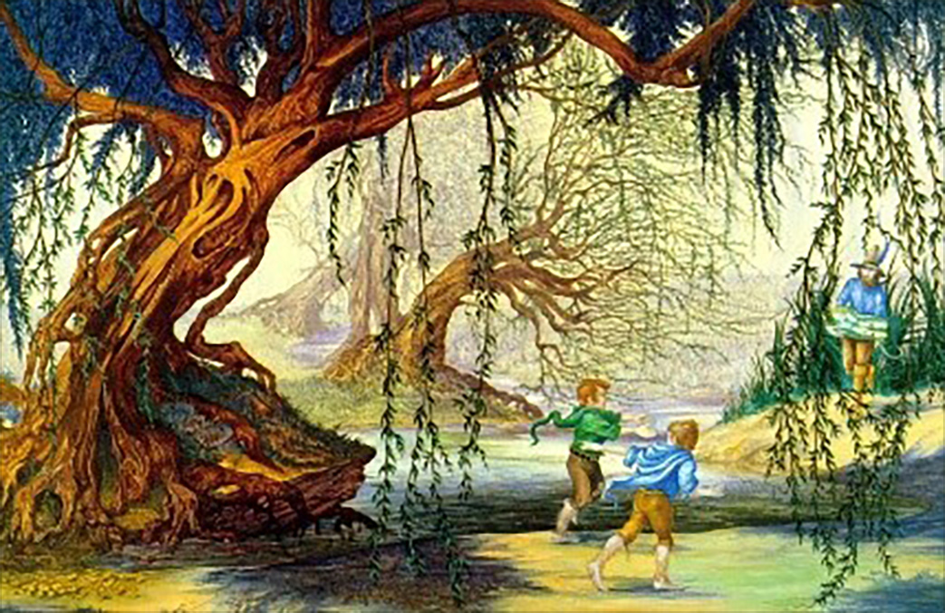 <titletext>

<strong>38. Old Man Willow</strong>

</titletext>

<br/><br/>

Reproduced in the 1989 J.R.R. Tolkien Calendar, Ballantine Books, for August.<span class="ngViews">2 views</span>