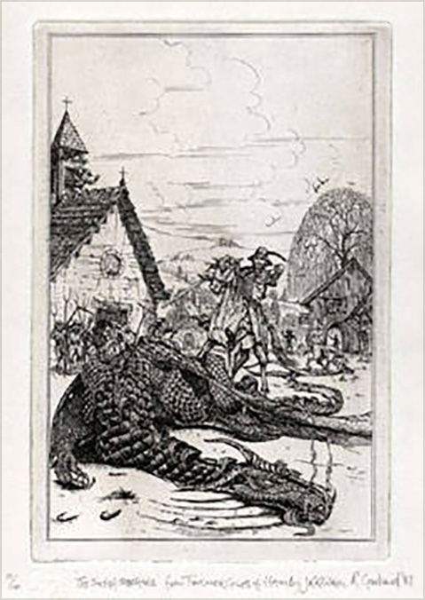 <titletext>

<strong>45. The End of the chase Farmer Giles of Ham</strong>

</titletext>

<br/><br/>

Copper etching, 1989, image size 140 x 200 mm.<span class="ngViews">5 views</span>