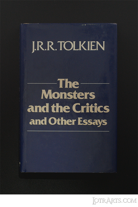 C. Tolkien<br />
<i>The Monsters and the Critics and Other Essays</i><br />
<i>1983 First Impression</i><br /><div class="price"><div class="pricetext">257</div></div><span class="ngViews">108 views</span>