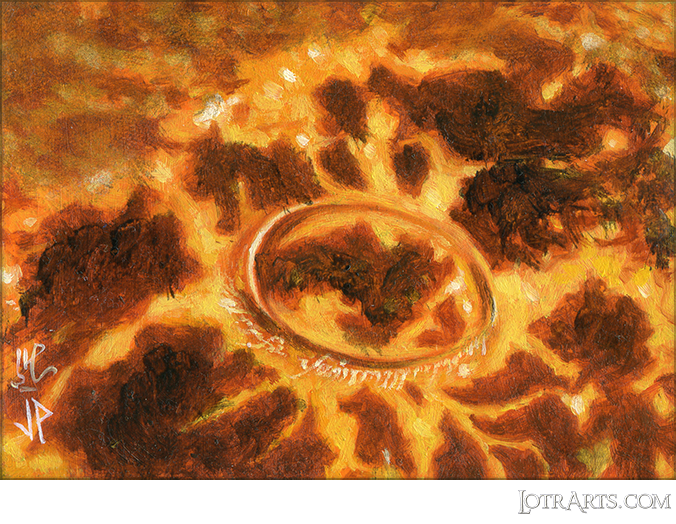 One Ring being consumed by the fires of Mt Doom by Potratz and Hai<span class="ngViews">1 view</span>