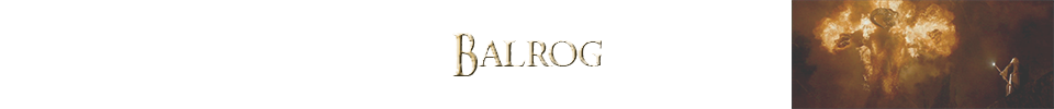 <div class="floatbox" data-fb-options="width:1400 height:80%"> <strong>Character:</strong> Balrog <a href="http://www.glyphweb.com/arda/b/balrogs.html" class="transparent">✦</a> <br /> <strong>Profile:</strong> The Balrog: Maiar, primordial spirit corrupted by the Dark in ancient times; defeated by Gandalf.</div><span class="ngViews">3 views</span>