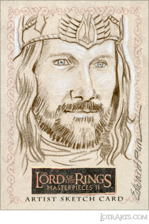Aragorn as Elessar by Pun: artist return sketch<span class="ngViews">8 views</span>