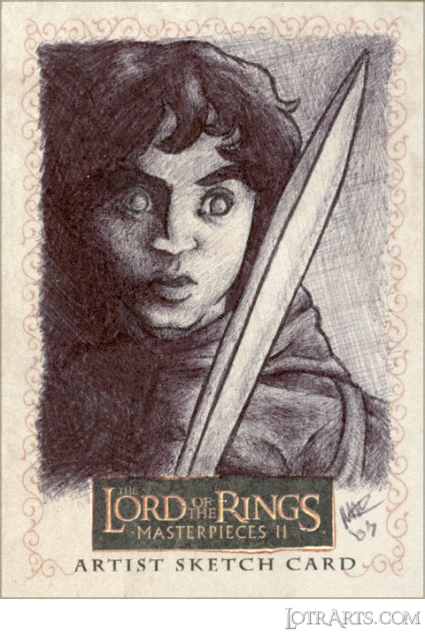 Frodo with Sting by Correnti; chosen as artist return sketch<span class="ngViews">5 views</span>