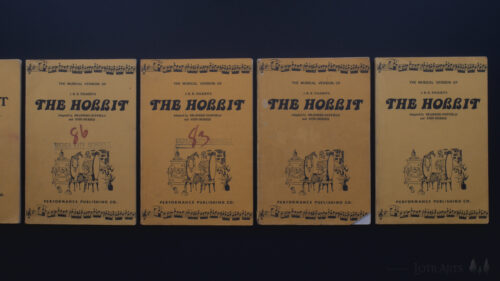 The Hobbit 1974-1977 Play and 4 Musical Play books