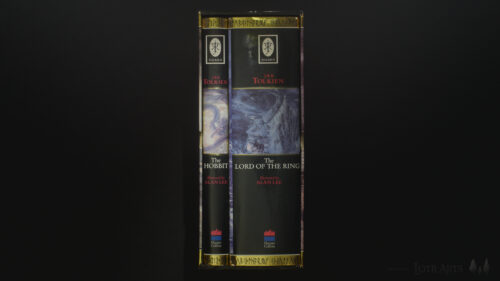 The Lord Of The Rings 1991 Twelfth Impression and The Hobbit 1997 Fifth Impression Boxed Set Signed by A. Lee