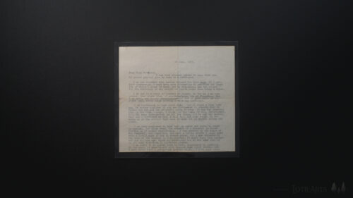 J.R.R. Tolkien signed letter 1957 2 pages